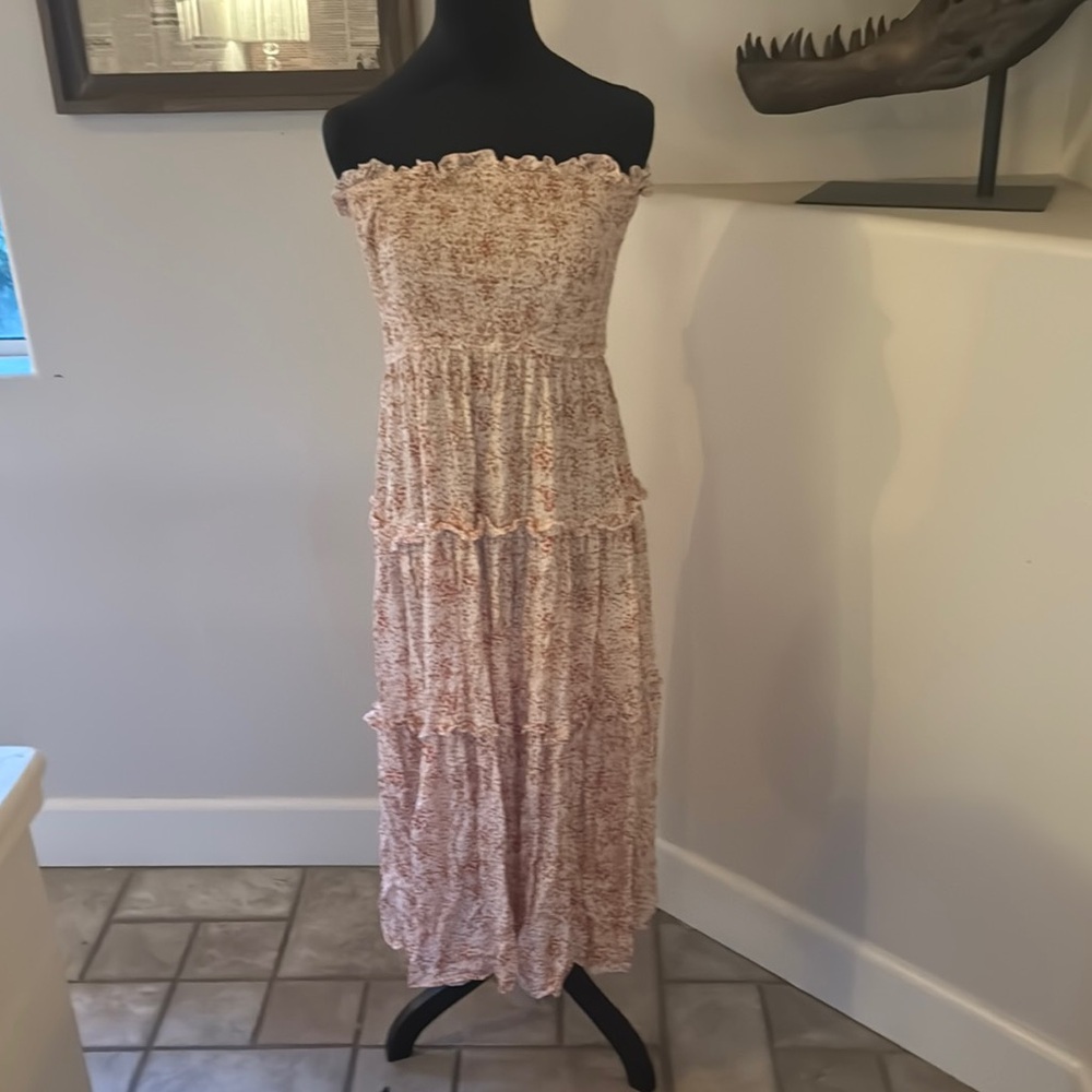 Floral Off-Shoulder Maxi Dress